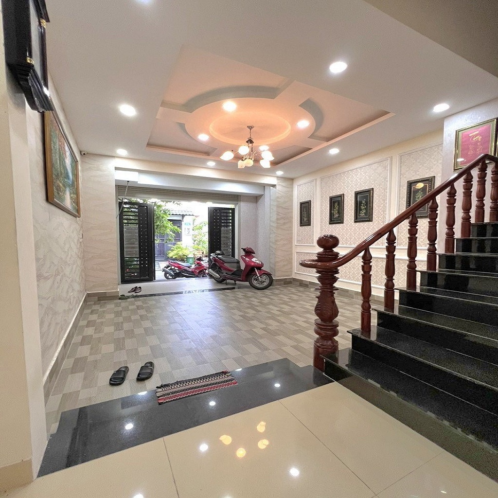 Bán gấp nhà phố 3 tầng siêu đẹp hẻm xe hơi liền kề Kha Vạn Cân, TP Thủ Đức _ Free Full nội thất 3 pn - Ảnh 3